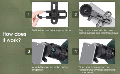 Adaptateur Universel pour Smartphone vers Appareil Optique - SVBONY