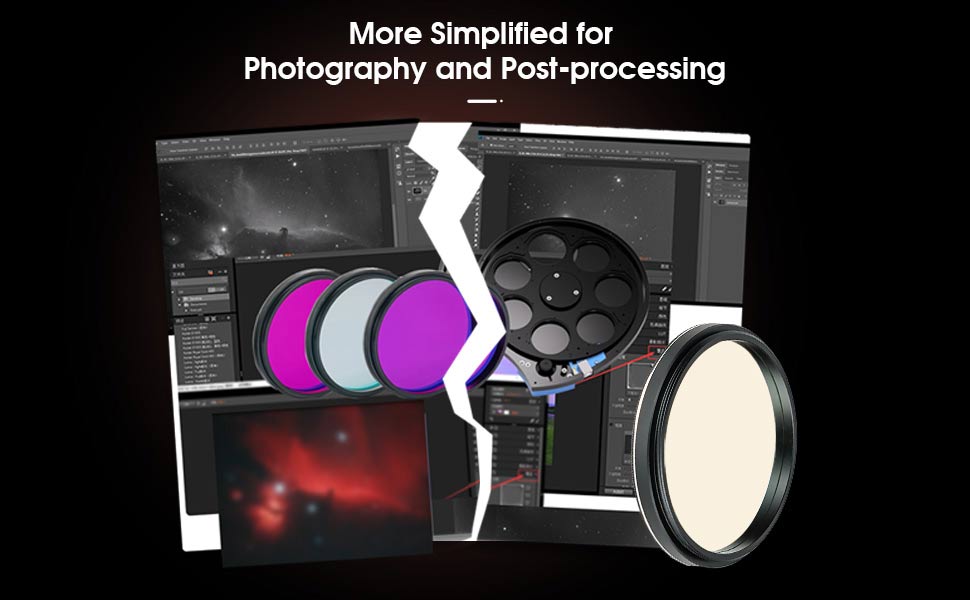 Filtre Dual-Band Nébulaires 2" SV220 - SVBONY