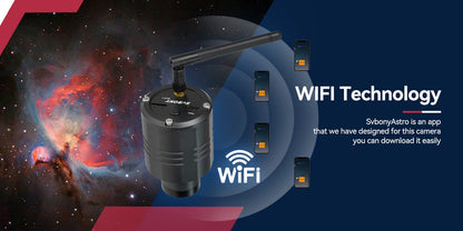 Caméra d'Astronomie WiFi SC311 IMX662 pour Astrophotographie Planétaire et EAA - SVBONY