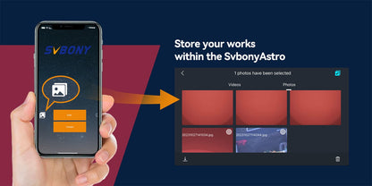 Caméra d'Astronomie WiFi SC311 IMX662 pour Astrophotographie Planétaire et EAA - SVBONY