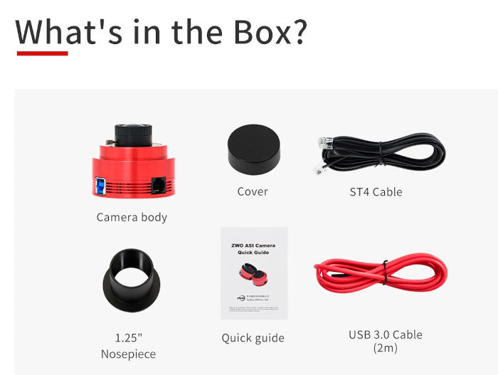 Caméra couleurs ZWO ASI664MC - ZWO