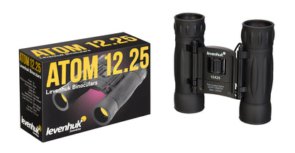 Jumelles compactes 12x25 Atom pour voyage - Levenhuk