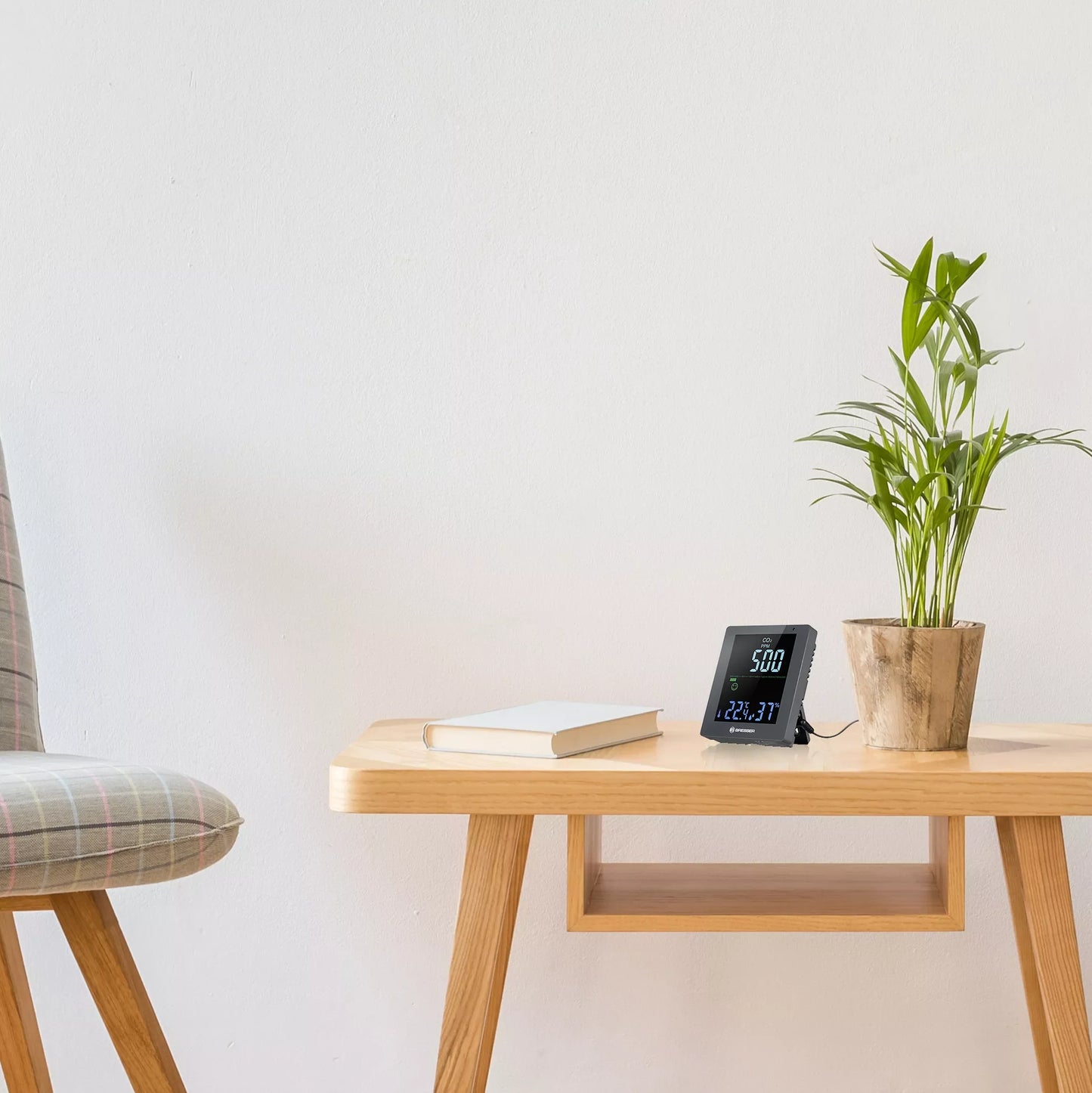 Moniteur de qualité de l'air CO2 Smile - Bresser