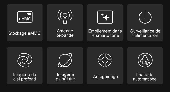 ASIAIR Mini pour l'astronomie - Contrôle sans fil et stockage intégré - ZWO