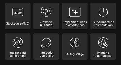 ASIAIR Mini pour l'astronomie - Contrôle sans fil et stockage intégré - ZWO