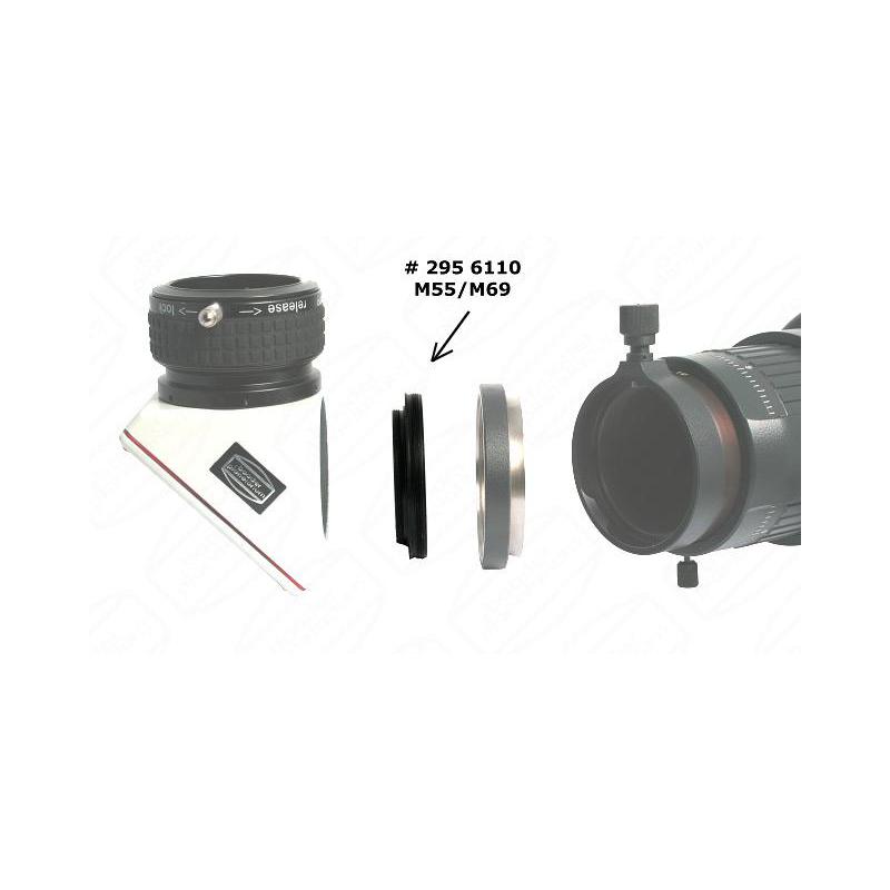 Adaptateur M55/M68 pour renvoi coudé ClickLock 50,8 mm Baader