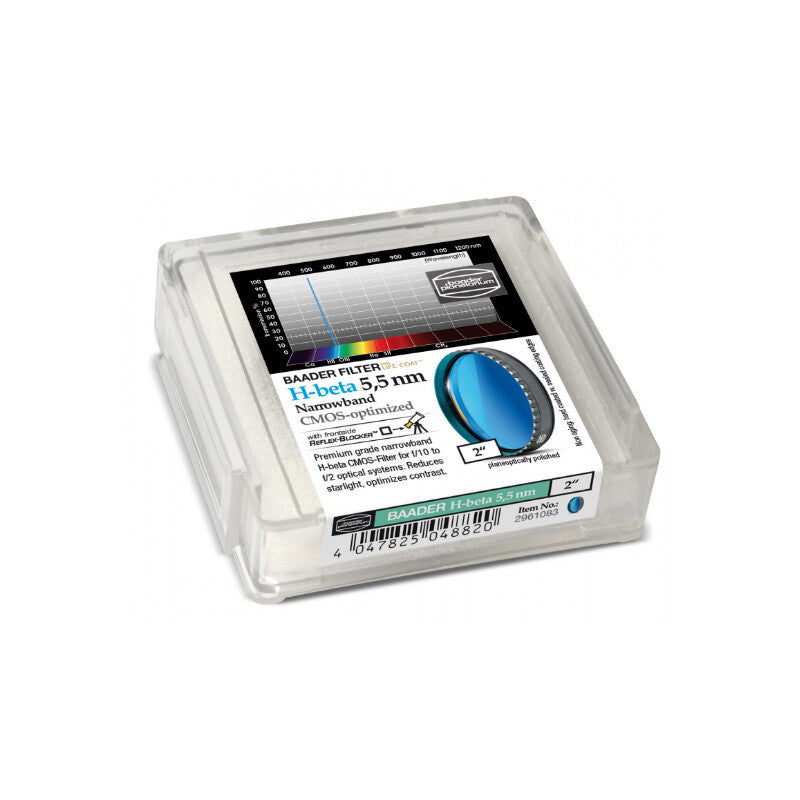 Filtre CMOS Narrowband H-Bêta 2" pour Observation et Photographie - Baader