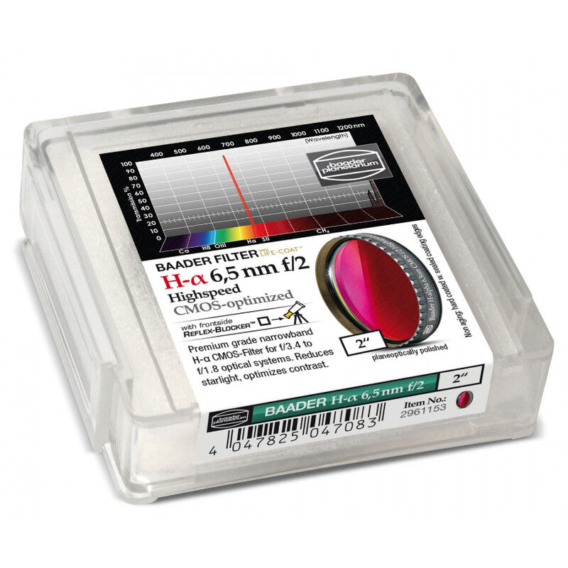 Filtre H-alpha 2" f/2 Highspeed CMOS pour Nébuleuses - Baader