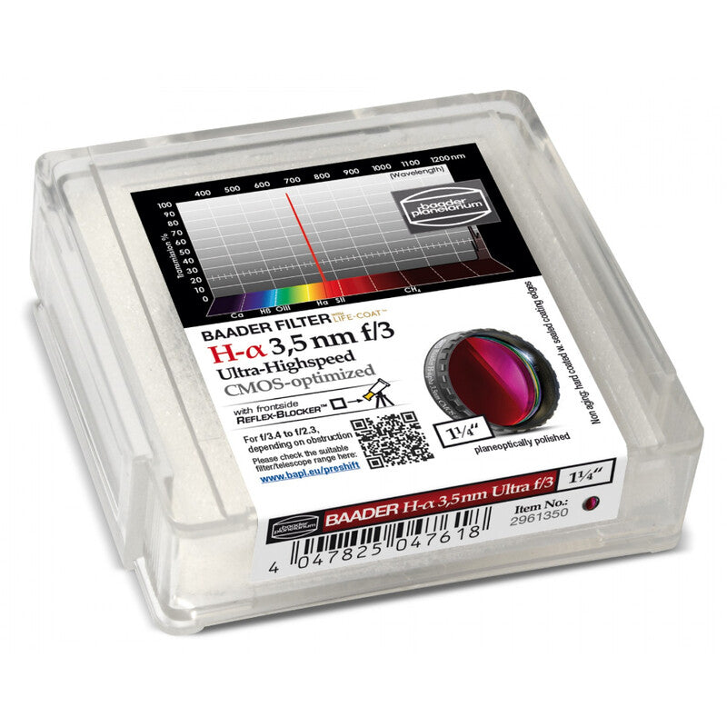 Filtre H-alpha CMOS f/3 Ultra-Highspeed 1,25" - Baader
