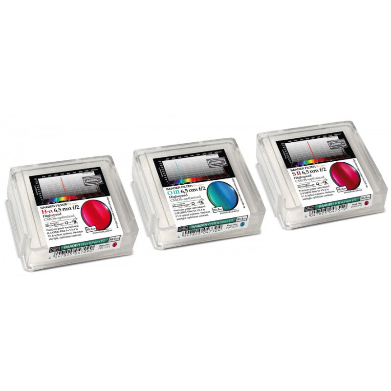 Filtre H-alpha/OIII/SII CMOS f/2 Highspeed 50,4 mm - Baader