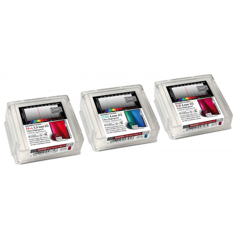 Filtre CMOS H-alpha/OIII/SII f/2 Ultra-Haute Vitesse 65x65mm - Baader