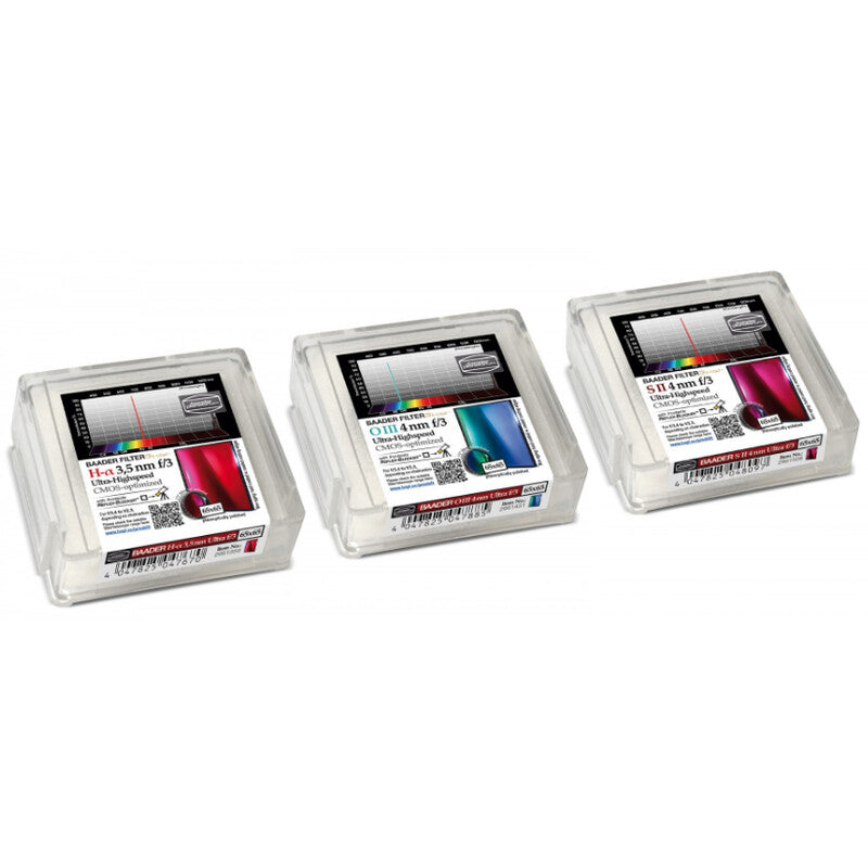 Filtre H-alpha/OIII/SII CMOS f/3 Ultra-Highspeed 65x65mm - Baader