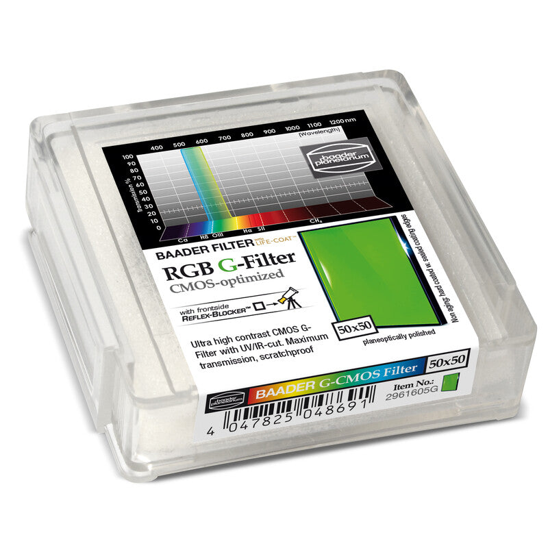 Filtre RGB-G CMOS 50x50 mm pour l'astronomie - Baader