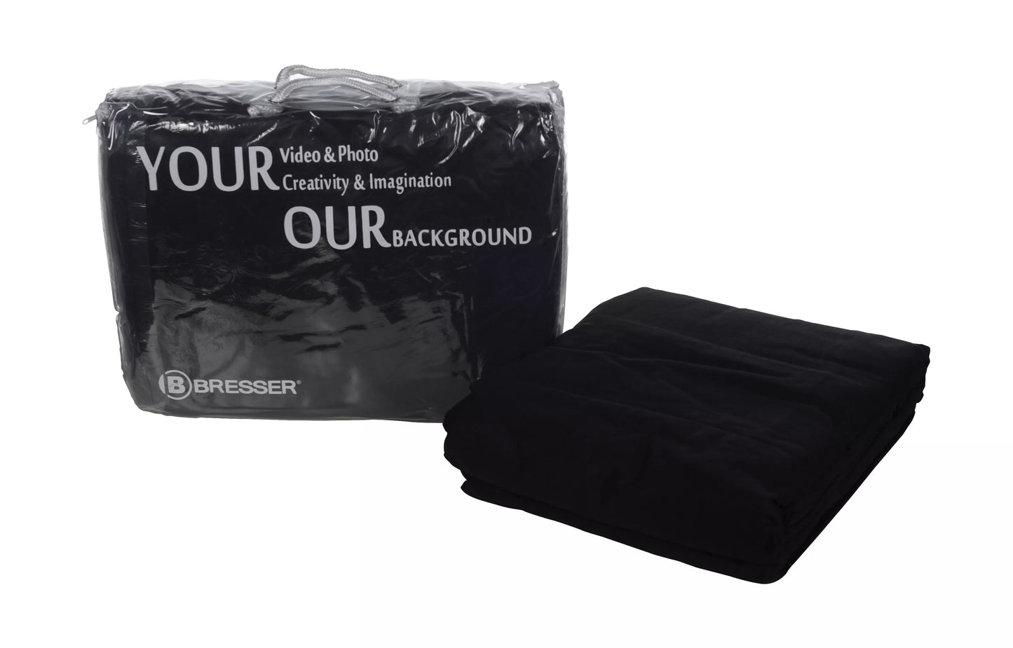 Fond photo en tissu noir 3 x 4 m Y-9 BRESSER