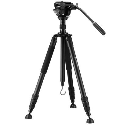 Trépied vidéo BX-10 Pro avec tête fluide 10 kg, 78–216 cm Bresser