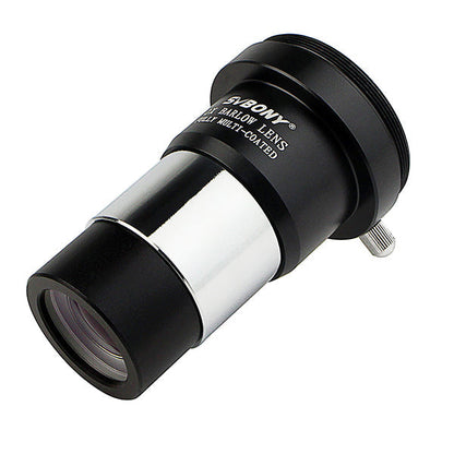 Lentille Barlow 2x pour Télescope 1.25" (31.7 mm) HD Multicouche - Svbony