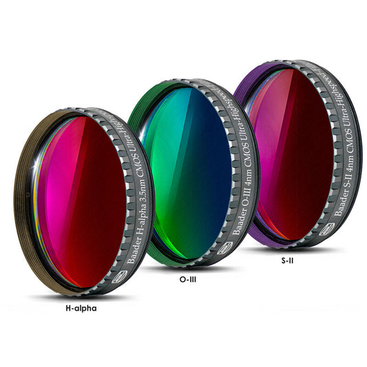 Filtre H-alpha/OIII/SII CMOS Ultra-Haute Vitesse f/2 en 2" pour l'Astrophotographie - Baader