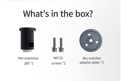 Allonge de 20 cm pour trépied TC40 de ZWO – stabilité et flexibilité pour l'astronomie - ZWO