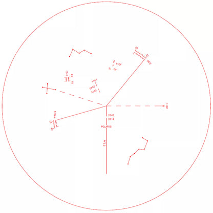 Viseur polaire PF-L II pour l'astronomie – alignement simple - Vixen