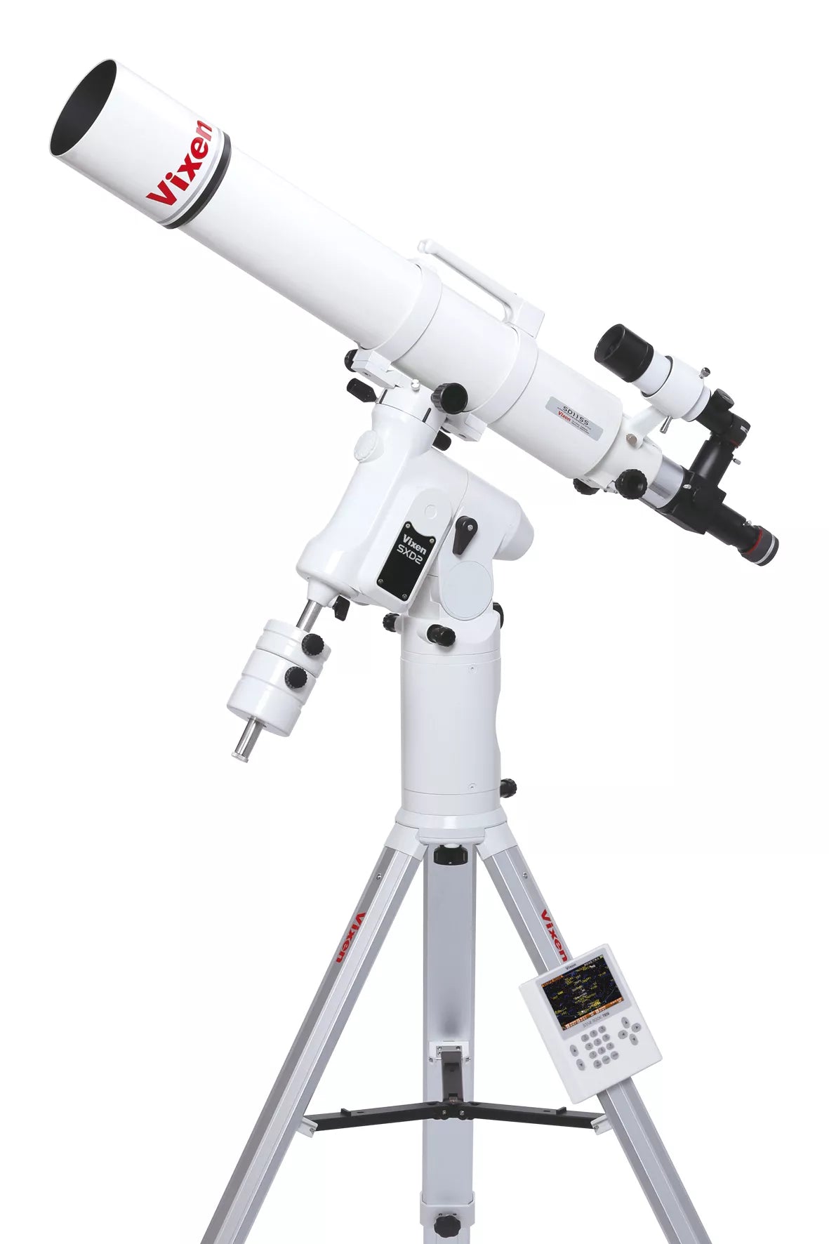 Set lunette réfracteur ED 115 mm F/7,7 et monture GOTO SXD2 avec STARBOOK TEN – observation pour l'astronomie - Vixen