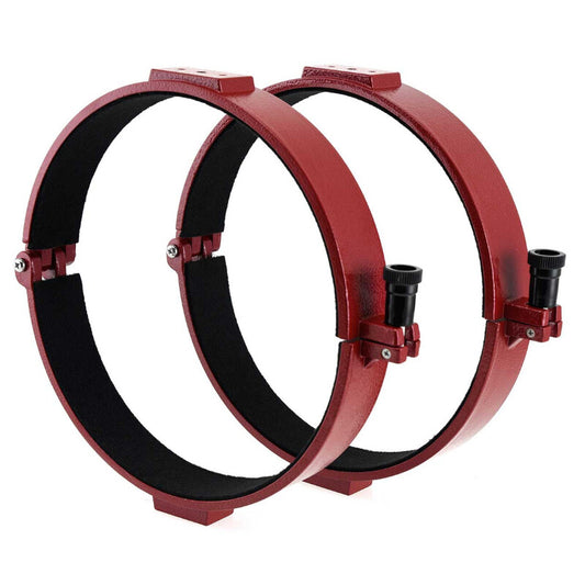Lot de 2 colliers de tube 230 mm en aluminium pour rail prismatique - TS Optics