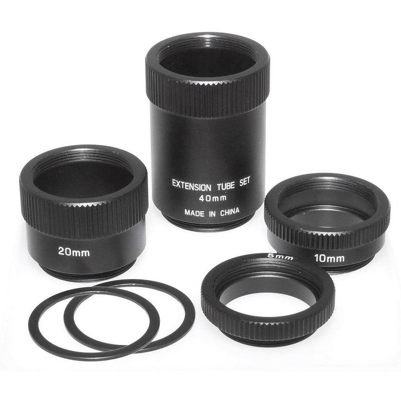 Conjunt de anells d'extensió C-Mount – 6 peces - TS Optics