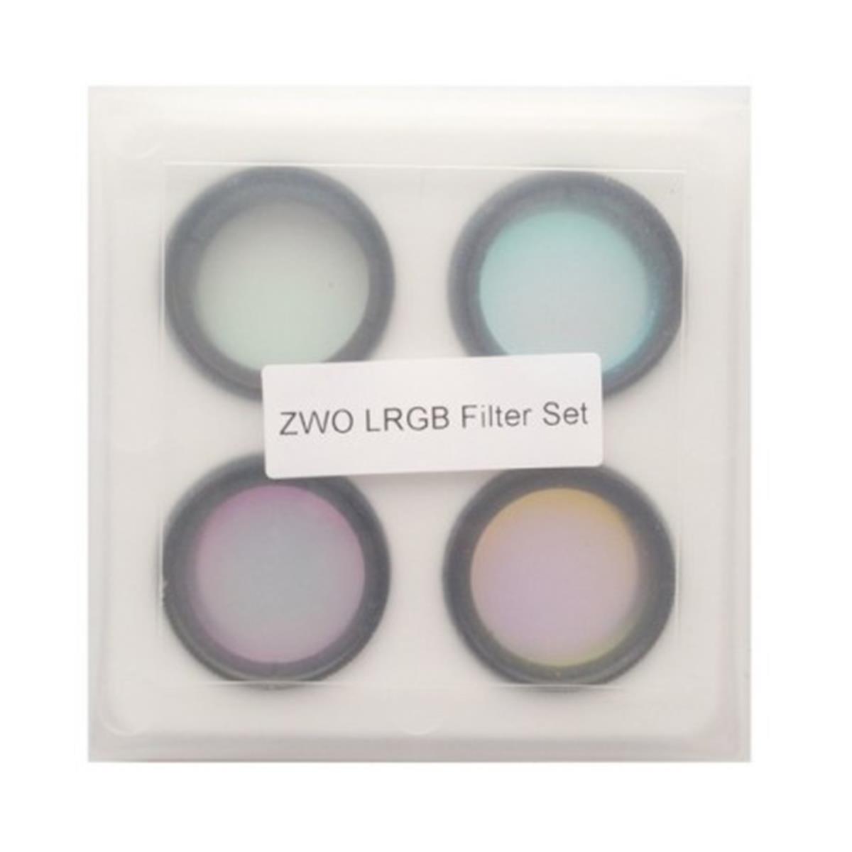Set de 4 filtres LRGB 36mm circulaire non montés pour l'astronomie - ZWO