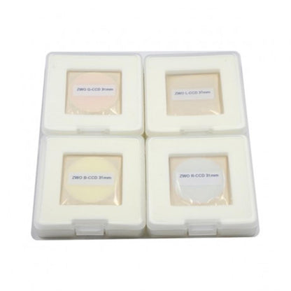 Set de 4 filtres LRGB 36mm circulaire non montés pour l'astronomie - ZWO