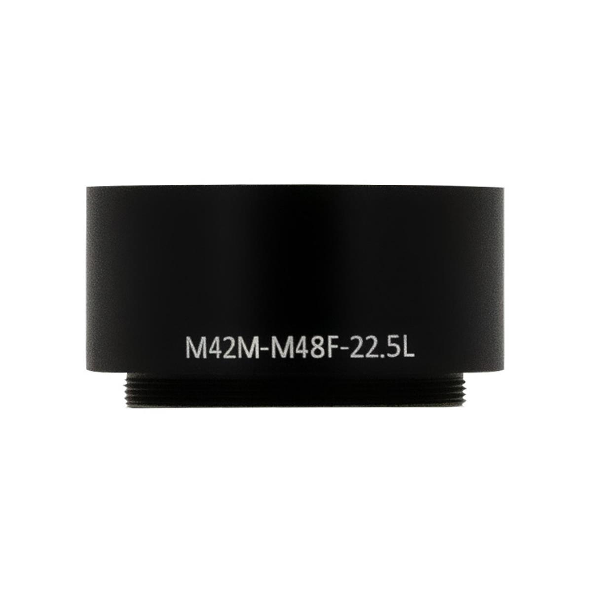 Adaptateur M42 femelle vers M48 femelle avec backfocus 22,5 mm - ZWO