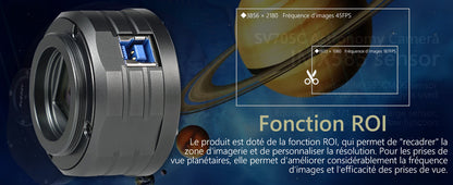 Caméra Planétaire SV705C IMX585 USB3.0 pour EAA et Imagerie - SVBONY