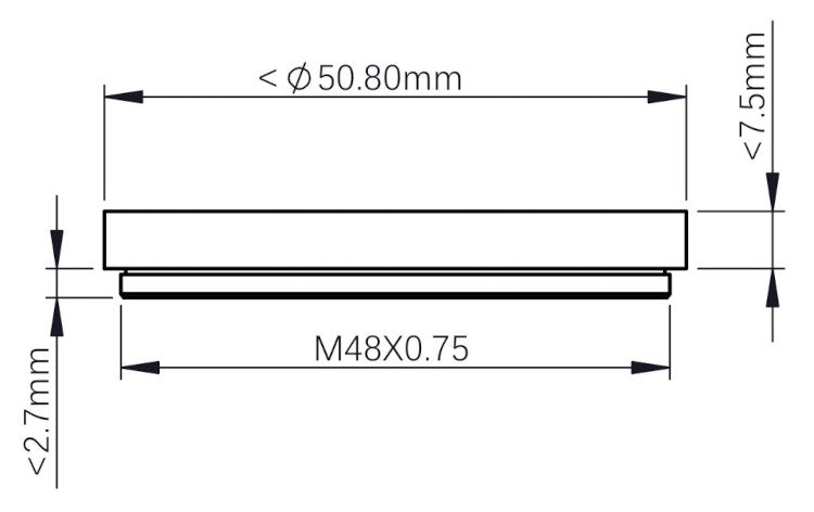 Roue à filtres motorisée ZWO EFW 5 positions 5x50,8 mm - ZWO