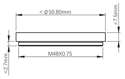 Roue à filtres motorisée ZWO EFW 5 positions 5x50,8 mm - ZWO