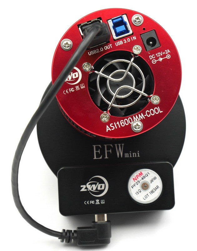 Roue à filtres EFW Mini ZWO 5x31,75mm ou 5x31mm - ZWO