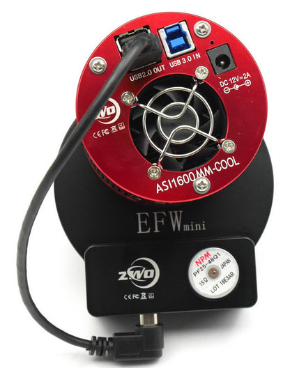 Roue à filtres EFW Mini ZWO 5x31,75mm ou 5x31mm - ZWO