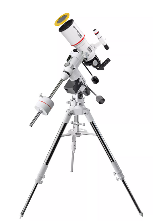Télescope Messier AR-102xs/460 EXOS-2/EQ5 pour observation nocturne et solaire - Bresser