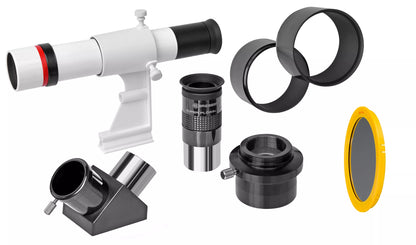 Télescope Messier AR-102xs/460 EXOS-2/EQ5 pour observation nocturne et solaire - Bresser