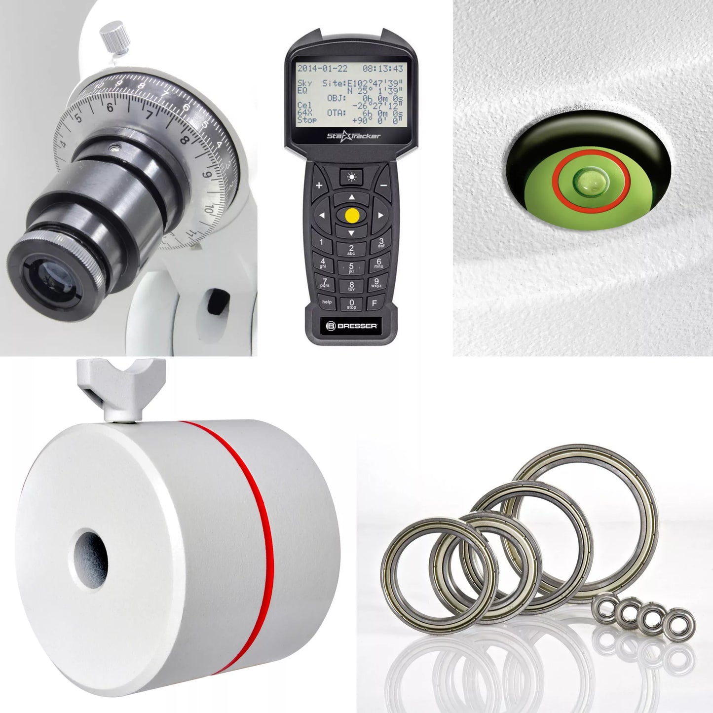 Messier AR-102xs 460 EXOS-2 EQ5 GoTo pour l'astronomie - Bresser