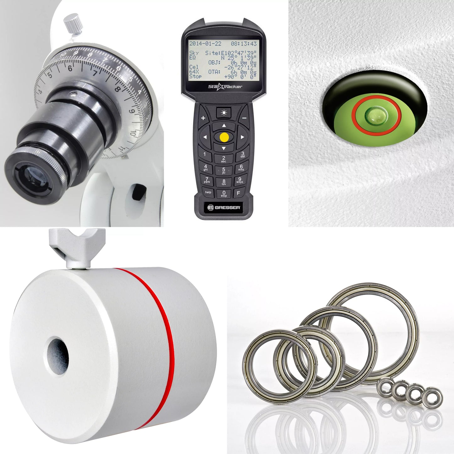 Lunette Messier AR-102S/600 EXOS-2 GoTo pour l'astronomie — observation nocturne et solaire - Bresser