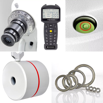 Lunette Messier AR-102S/600 EXOS-2 GoTo pour l'astronomie — observation nocturne et solaire - Bresser