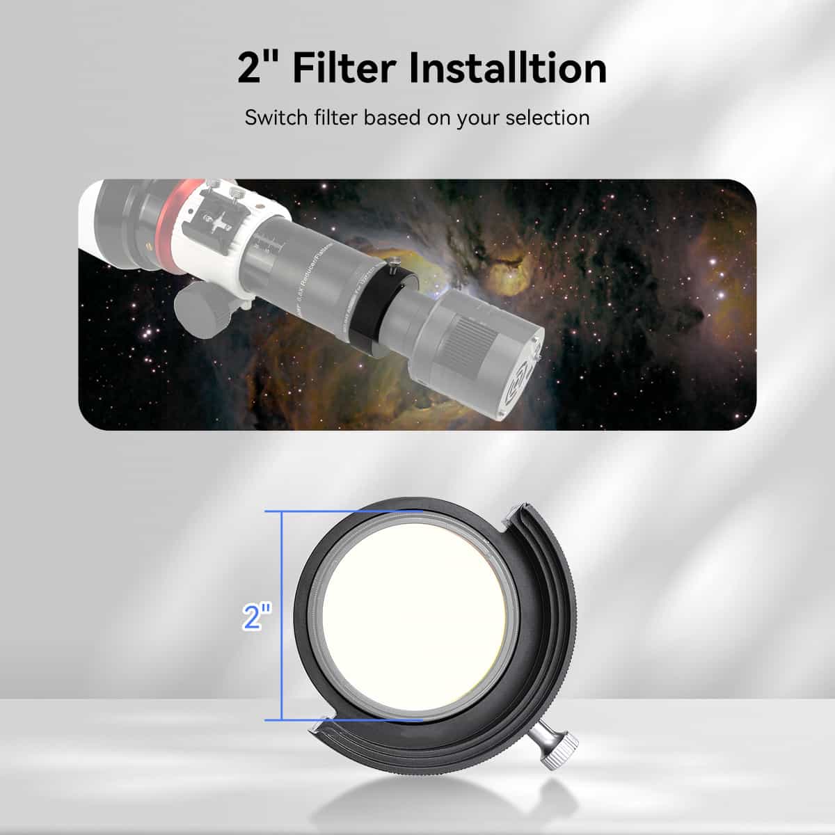 3 Supports de Filtre SVBONY SV226 2" pour Astrophotographie - SVBONY