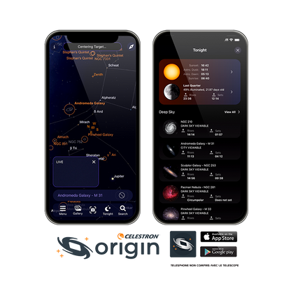 Télescope pour l'astronomie Origin 150 mm avec Monture Azimutale Motorisée - Celestron
