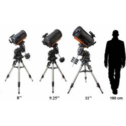 Télescope pour l'astronomie CGX SC 8" avec Monture Équatoriale Motorisée Go-To - Celestron
