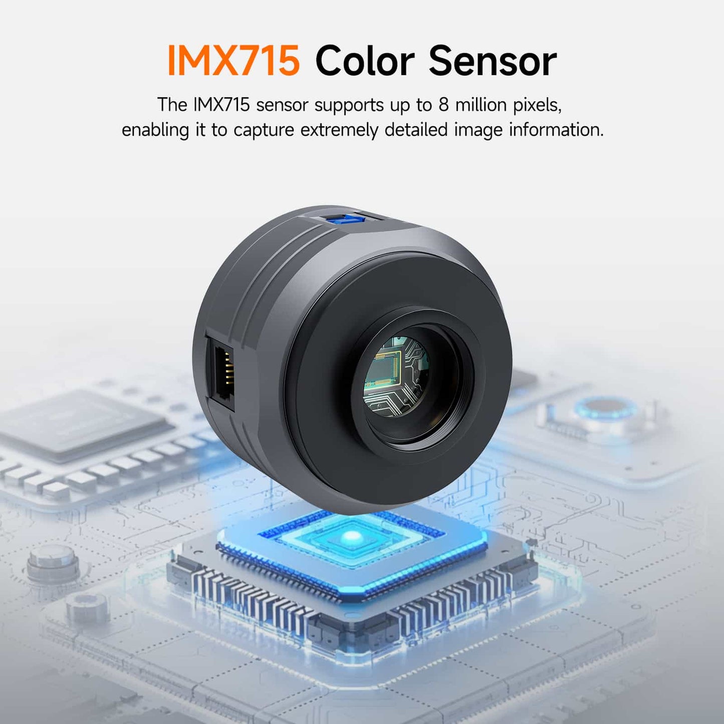 Caméra Planétaire Couleur CMOS IMX715 USB3.0 pour Capturer les Objets du Ciel Profond - Svbony