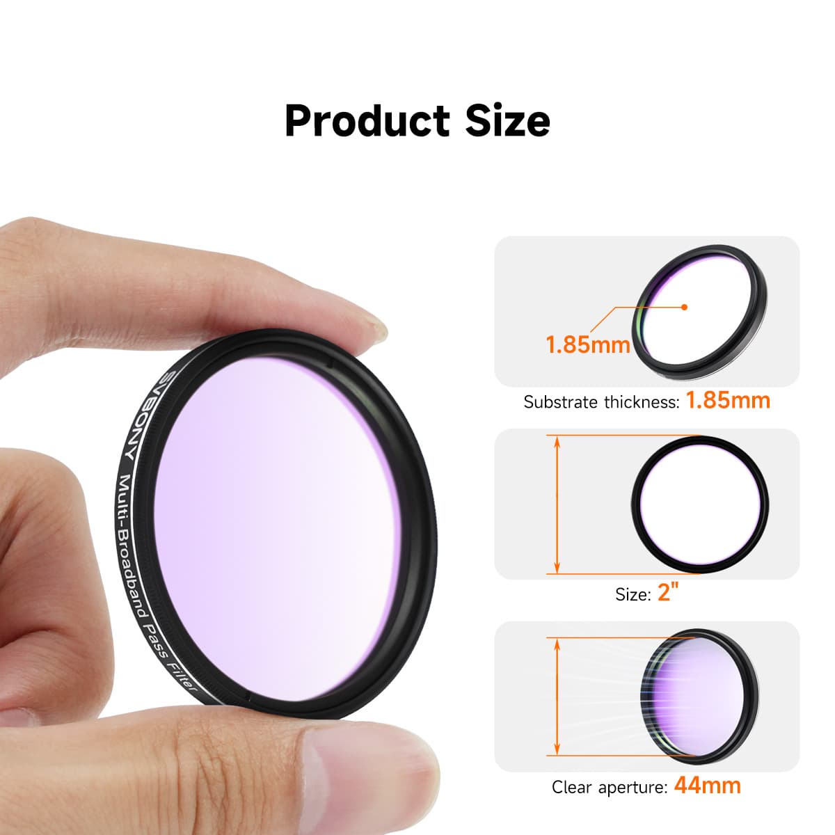 Filtre Multi-Bande Pass SV260 5-bandes - SVBONY