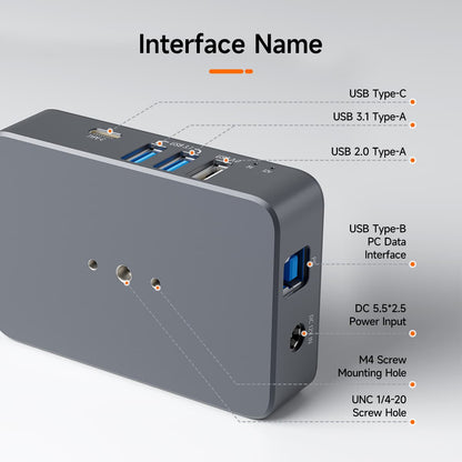 Boîtier d'alimentation SVBONY SV241 pour astrophotographie - Micro DC + USB, Interface USB3.1 Type-C