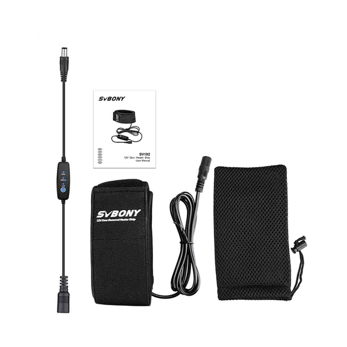 Bande Chauffante Antibuée 560mm 12V avec Réglage de Température pour Télescopes et Objectifs - SVBONY