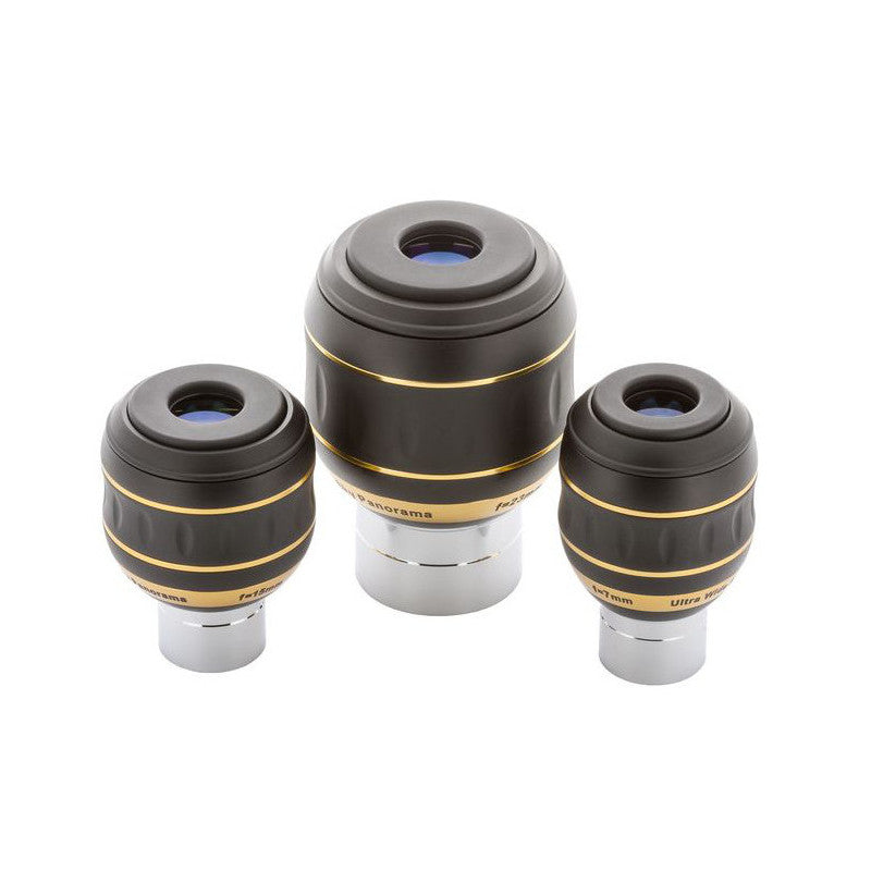Oculaires Sky-Watcher UWA 82° (7mm, 15mm, 23mm) - Kit avec valise rigide pour l'astronomie - Sky-Watcher