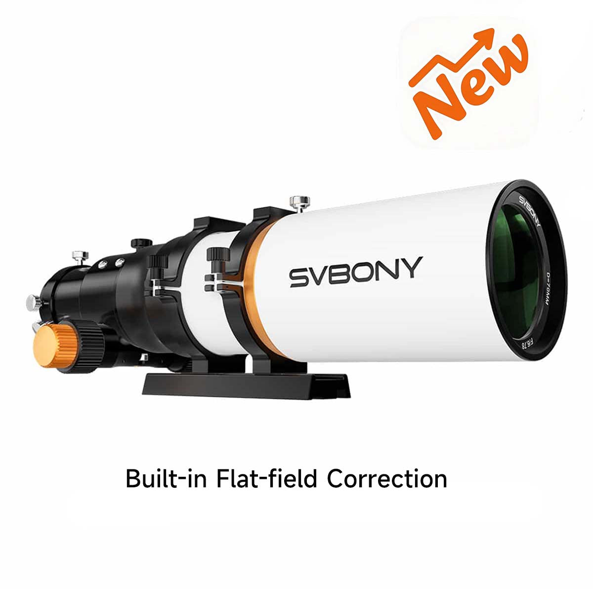 Telescopio ED 70mm f/6.78 Quadruplet con Campo Piatto Integrato per l'Astrofotografia - SVBONY