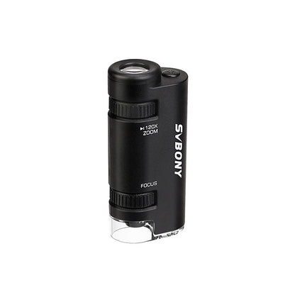 Microscope Portable 60x-120x avec Éclairage LED et Zoom Continu - Svbony