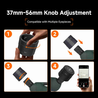 Caméra Oculaire WiFi SC002 pour Digiscopie d’Oiseaux – SVBONY
